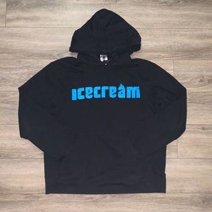 Billionaire Boys Club Black Hoodie with Blue Logo